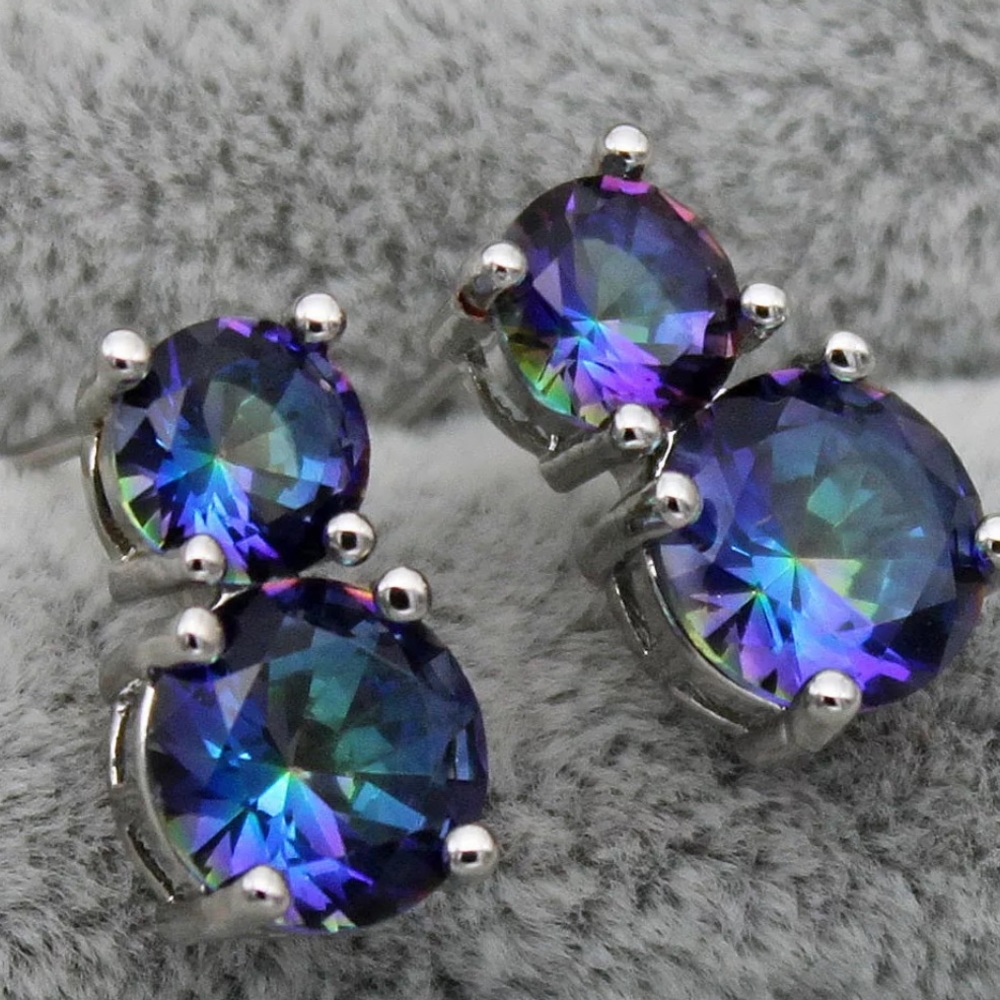 5 ⭐️ Bestseller Mystic Topaz Earrings